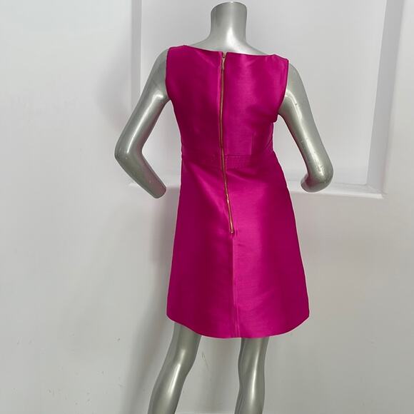 Kate Spade New York Origami Bow A-Line Tokyo Mini Dress Pink Size 2 BNWT - Picture 4 of 15